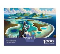 Puzzle Da 1000 Pezzi Per Adolescenti Tropical Island Paradise Puzzle Per Adulti Gioco Rompicapo Sfida Difficile Compleanno 52x38cm/1000pcs