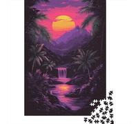 Puzzle Da 1000 Pezzi Per Adolescenti Tropical Sunset Scene-4 Puzzle Per Adulti Giocattolo Decorazione Da Parete Arte Da Parete Offerta Come Regalo Per Tutta La Famiglia 70x50cm/1000pcs