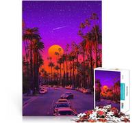 Puzzle da 1000 pezzi per adolescenti Tropici a Hollywood Sfida di gioco educativo giocattolo Adatto per la decorazione del desktop 75x50cm