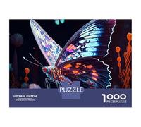 Puzzle Da 1000 Pezzi Per Adolescenti Tropics Of Blue Butterfly Puzzle Per Adulti Gioco Pratico Decorazione Murale Regali Per Amici E Familiari 38x26cm/1000pcs