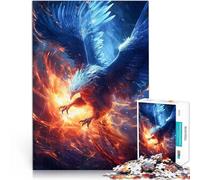 Puzzle da 1000 pezzi per adolescenti Tuono Fenice Giocattolo educativo intellettuale decomprimente Lista dei desideri con Babbo Natale 52x38cm