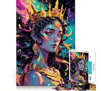 Puzzle da 1000 pezzi per adolescenti Tyche︰ Cosmic Queen of Fate Sharp Cut Craft Gioco cognitivo divertente Gioco per il tempo libero Arte natalizia per la casa (38x26cm)