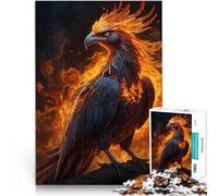 Puzzle da 1000 pezzi per adolescenti Uccello fenice mistico Giocattolo educativo per l'apprendimento Adatto per la decorazione del desktop 52x38cm