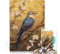 Puzzle da 1000 pezzi per adolescenti uccello sull'albero Antistress Vacanza in patria Uccidere il tempo con poster abbinato e foglio di quiz 38x26cm