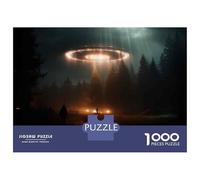 Puzzle Da 1000 Pezzi Per Adolescenti UFO Sightings Alien Abduction Puzzle Antistress Ma Divertente E Spiritoso Regali Unici Per Compleanno E Natale 38x26cm/1000pcs