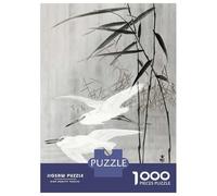 Puzzle Da 1000 Pezzi Per Adolescenti Ukiyo E Two Egrets Puzzle Per Adulti Gioco Rompicapo Analisi E Logica Aiuta Ad Allenare Il Cervello 70x50cm/1000pcs