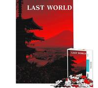 Puzzle da 1000 pezzi per adolescenti Ultimo Mondo︰ Pagoda e montagna giapponesi gioco rompicapo giocattolo stimolante ottimo regalo e giocattolo per il divertimento in famiglia (dimensioni 75x50cm)