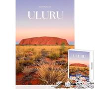 Puzzle da 1000 pezzi per adolescenti Uluru Sunset Giocattolo educativo Regali per donne e uomini Gioco educativo Sfida da completare Dimensioni 50x75cm