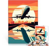 Puzzle da 1000 pezzi per adolescenti Un aereo Aiuta il cervello ad allenare i giocattoli che creano dipendenza per coltivare la pazienza Un'opera d'arte 38x26cm