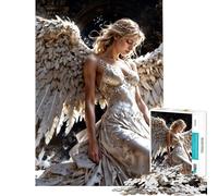 Puzzle da 1000 pezzi per adolescenti Un angelo sensuale cade a terra puzzle per adulti gioco pratico che migliora la memoria compleanno e Natale (dimensioni 38x26cm)