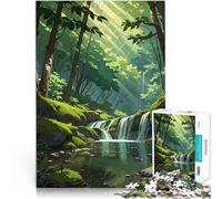 Puzzle da 1000 pezzi per adolescenti Un flusso pacifico per il giocattolo di sfida del gioco educativo Lista dei desideri con Babbo Natale 38x26cm