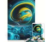 Puzzle da 1000 pezzi per adolescenti "Un mondo strano", giocattolo decorativo da parete, per divertimento in famiglia, per rafforzare l'amore tra le coppie 38x52cm