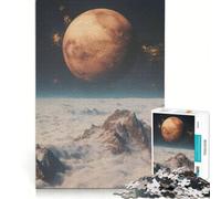 Puzzle da 1000 pezzi per adolescenti "Un pianeta gigante che sorge", gioco rilassante, decompressivo per la mente, regalo di compleanno e unico 38x52cm