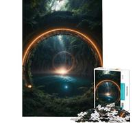 Puzzle da 1000 pezzi per adolescenti: "Un ponte verso un altro mondo" Divertimento a casa regalo di compleanno gioco pratico adatto a partire dai 14 anni (50x75cm)