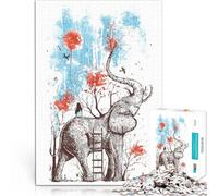 Puzzle da 1000 pezzi per adolescenti Un posto felice Antistress Vacanza in patria Uccidere il tempo offerte come regali per tutta la famiglia 38x26cm
