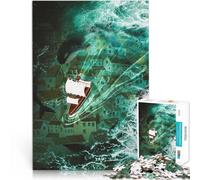 Puzzle da 1000 pezzi per adolescenti Un viaggio nel futuro giochi divertenti per famiglie con pezzi completamente interconnessi di forma casuale 52x38cm