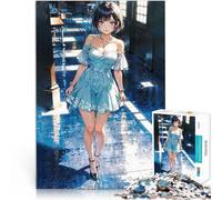 Puzzle da 1000 pezzi per adolescenti Una bellissima ragazza anime Giocattolo educativo per l'apprendimento Compleanno e regali unici 38x26cm