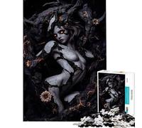 Puzzle da 1000 pezzi per adolescenti una donna che emerge dalla pietra Gioco educativo e stimolante per tutta la famiglia divertente e spiritoso ideale come regalo di compleanno (dimensioni 38x52cm)