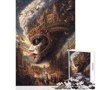 Puzzle da 1000 pezzi per adolescenti: una mascherata oltre la realtà gioco per famiglie migliora la memoria decorazione per la casa giocattoli rafforza l'amore tra le coppie (38x52cm)