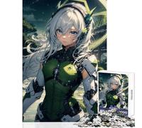 Puzzle da 1000 pezzi per adolescenti una ragazza in armatura cibernetica decorazione per la casa giocattoli regalo di compleanno gioco impossibile collezione di artisti belle arti dimensioni 50x75cm