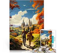 Puzzle da 1000 pezzi per adolescenti Un'avventura a Oxford Allena il tuo cervello e le tue mani con poster abbinato e foglio di quiz 75x50cm