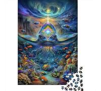 Puzzle Da 1000 Pezzi Per Adolescenti Underwater Fantasy Sea Life Artwork Puzzle Per Adolescenti Gioco Per Famiglie Migliora La Memoria Regali Unici Per Compleanno E Natale 38x26cm/1000pcs