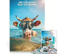 Puzzle da 1000 pezzi per adolescenti Une Fois Dedans Elle Est Bonne giochi rilassanti attività divertenti a casa ottimo regalo per giocare 38x52cm