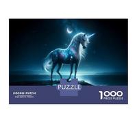 Puzzle Da 1000 Pezzi Per Adolescenti Unicorn Fantasy Art Print-3 Puzzle Per Adulti Gioco Pratico Vacanza A Casa Passa Il Tempo Aiuta Ad Allenare Il Cervello 70x50cm/1000pcs