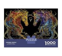 Puzzle Da 1000 Pezzi Per Adolescenti Unicorn Wall Art Prints Puzzle Per Adulti Gioco Pratico Sfida Difficile Sfida Educativa 70x50cm/1000pcs