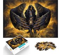 Puzzle da 1000 pezzi per adolescenti Unicorno Pegaso gotico Sfida di gioco educativo giocattolo Decorazioni e regali unici per la casa 38x26cm