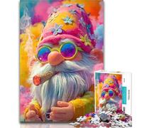 Puzzle da 1000 pezzi per adolescenti, uomo barbuto che fuma, 1000 pezzi per adulti, giocattoli, giochi educativi, antistress, collezione di artisti, belle arti, 75x50cm