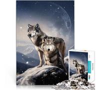 Puzzle da 1000 pezzi per adolescenti Urlo lunare Giocattoli educativi per l'apprendimento Giochi per famiglie Decorazione d'arte per la casa 52x38cm