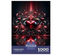 Puzzle Da 1000 Pezzi Per Adolescenti Valentine's Day Heart Decorations Puzzle Per Adulti Giochi Rilassanti Ma Divertenti E Umoristici È Ideale Come Regalo 52x38cm/1000pcs