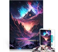 Puzzle da 1000 pezzi per adolescenti Valle della Galassia del Cosmo Gara di velocità delle mani Adatto per la decorazione del desktop 38x26cm