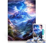 Puzzle da 1000 pezzi per adolescenti Valle di montagna mistica Giocattoli di gioco impegnativi è ideale come regalo per tutta la famiglia 52x38cm