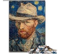 Puzzle da 1000 pezzi per adolescenti Van Gogh Night Sky, gioco di giocattoli, ogni pezzo è unico - gioco divertente e stimolante per tutta la famiglia, adatto a bambini dai 14 anni dimensioni 26x38cm