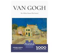 Puzzle Da 1000 Pezzi Per Adolescenti Van Gogh Yellow House Puzzle Per Adulti Giocattolo Antistress Migliora La Memoria Sfida Educativa 52x38cm/1000pcs