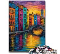 Puzzle da 1000 pezzi per adolescenti Venezia, Italia 1000 pezzi per adolescenti, giocattolo educativo antistress, ottimi regali e giocattoli (75x50cm)