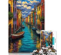 Puzzle da 1000 pezzi per adolescenti Venezia, Italia Puzzle da 1000 pezzi per adulti, collezione di artisti di giochi intellettuali, belle arti 26x38cm