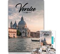 Puzzle da 1000 pezzi per adolescenti Venezia, puzzle da 1000 pezzi per adulti e adolescenti, giochi educativi, decorazione per la casa, collezione di artisti, belle arti, 26x38cm
