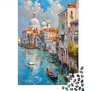 Puzzle Da 1000 Pezzi Per Adolescenti Venice Canal Gondola Ride-1 Puzzle Per Adulti Giochi Rilassanti Decorazione Per La Casa Gioco Stimolante Regali 70x50cm/1000pcs