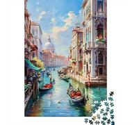 Puzzle Da 1000 Pezzi Per Adolescenti Venice Canal Gondola Ride-2 Puzzle Antistress Giocattoli Regalo Per Donne È Ideale Come Regalo 70x50cm/1000pcs
