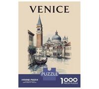 Puzzle Da 1000 Pezzi Per Adolescenti Venice Canal Scene Puzzle Per Adulti Gioco Pratico Assemblaggio Di Modelli Per Compleanno, Natale 70x50cm/1000pcs
