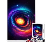 Puzzle da 1000 pezzi per adolescenti Via Lattea Galassia Spazio Giocattoli antistress Regalo di compleanno Gioco rompicapo con poster abbinato e foglio di quiz Dimensioni 50x75cm