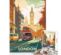 Puzzle da 1000 pezzi per adolescenti viaggi natura vintage decorazione per la casa giocattoli regalo divertente gioco pratico ogni pezzo è unico - dimensioni 38x26cm