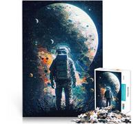Puzzle da 1000 pezzi per adolescenti Viaggiatore spaziale Giocattoli Giochi Educativi Antistress Migliorare l'amore tra le coppie 70x100cm