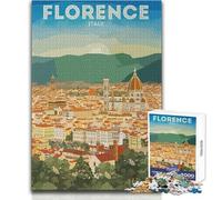 Puzzle da 1000 pezzi per adolescenti Viaggio a Firenze Gioco stimolante Giocattoli Un'opera d'arte Regali di compleanno Dimensioni 38x52cm