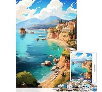 Puzzle da 1000 pezzi per adolescenti Viaggio ad Antalya Decorazione per la casa Giocattoli Regali per donne Uomini Gioco educativo Migliorare l'amore tra coppie Dimensioni 38x52cm