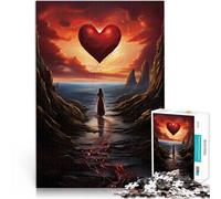 Puzzle da 1000 pezzi per adolescenti Viaggio del cuore Giocattolo educativo intellettuale decomprimente Decorazioni e regali unici per la casa 38x26cm