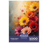 Puzzle Da 1000 Pezzi Per Adolescenti Vibrant Blooming Flowers Puzzle Per Adulti Gioco Pratico Regali Per Donne Per Compleanno, Natale 52x38cm/1000pcs